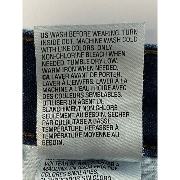 International‎ Concepts INC Denim Jeans Dark Wash High Rise Straight 31 12 - Picture 10 of 10